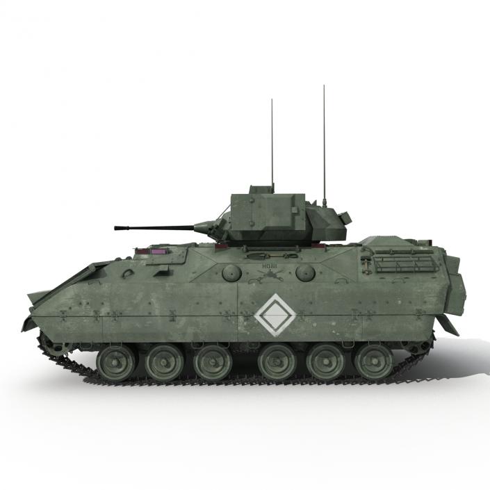 3D Bradley M2 Green