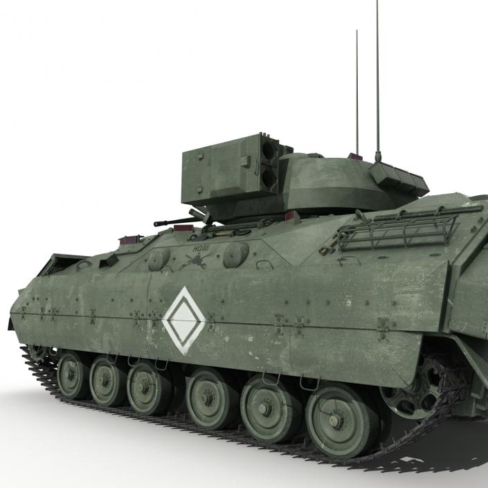 3D Bradley M2 Green