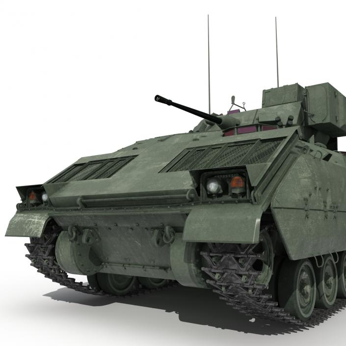 3D Bradley M2 Green