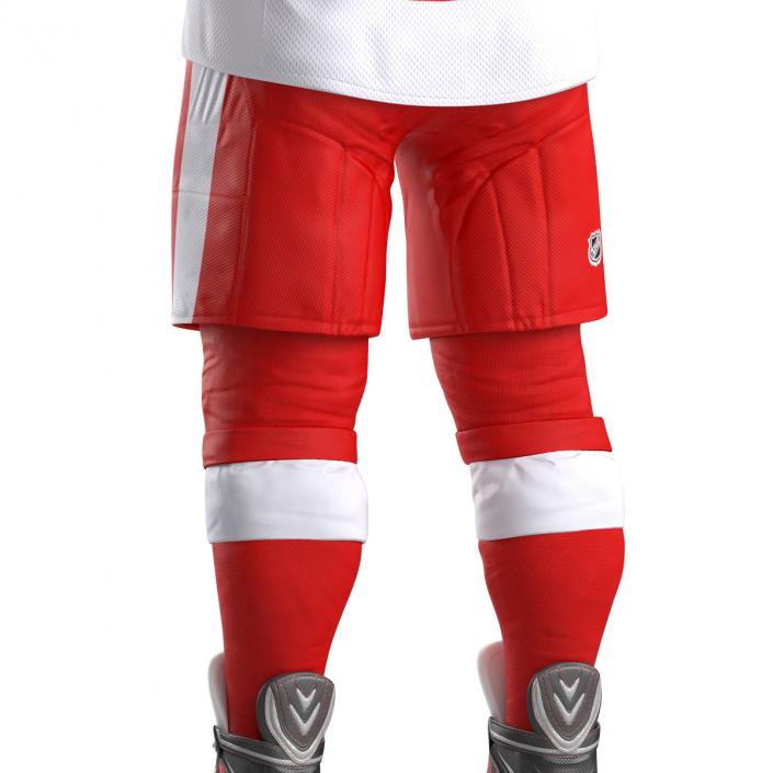 Hockey Equipment Detroit Red Wings 3D model