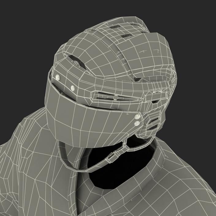 Hockey Equipment Detroit Red Wings 3D model