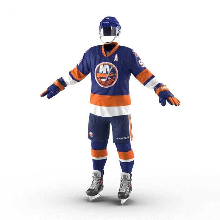 3D Hockey Equipment Islanders