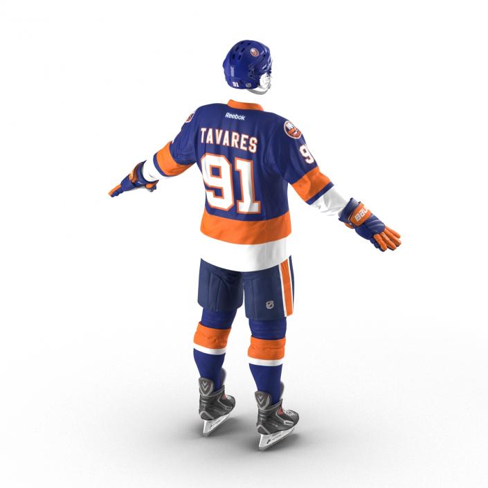 3D Hockey Equipment Islanders