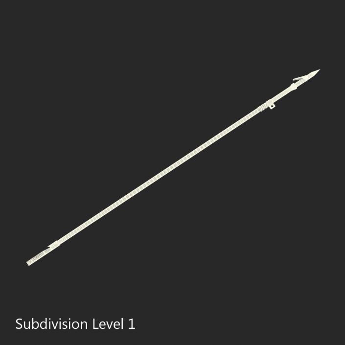 3D Spear Shaft