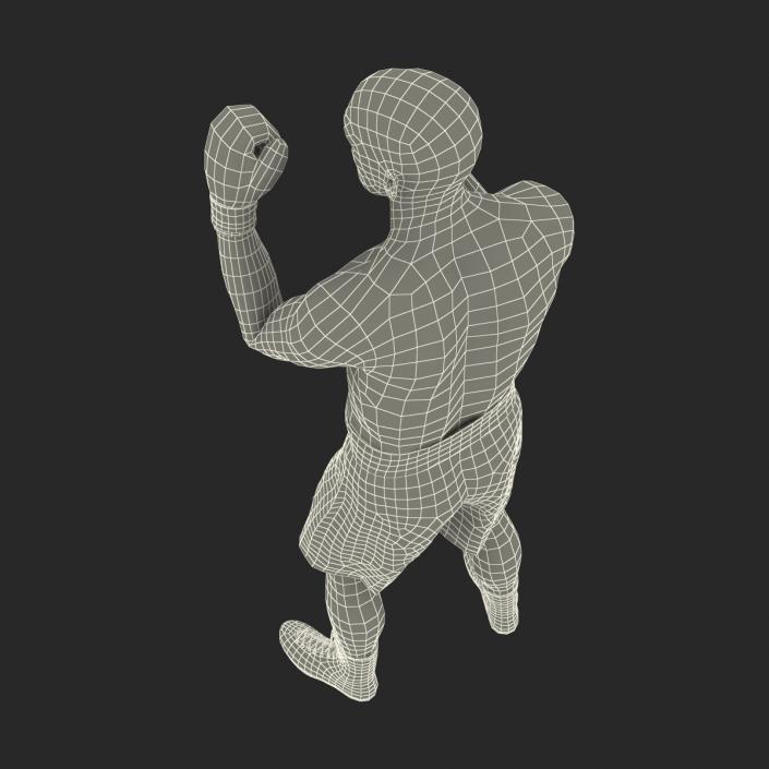 Adult Boxer Man 2 Pose 2 3D model