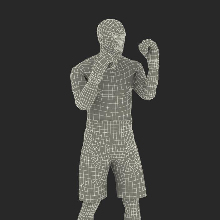 Adult Boxer Man 2 Pose 2 3D model