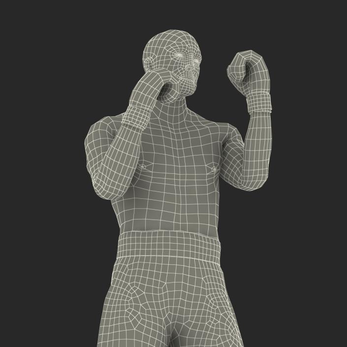 Adult Boxer Man 2 Pose 2 3D model