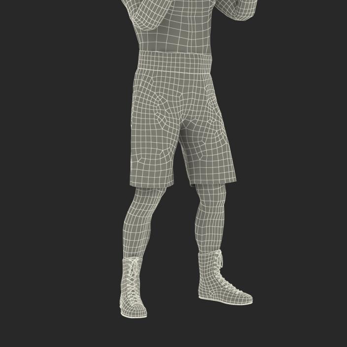 Adult Boxer Man 2 Pose 2 3D model