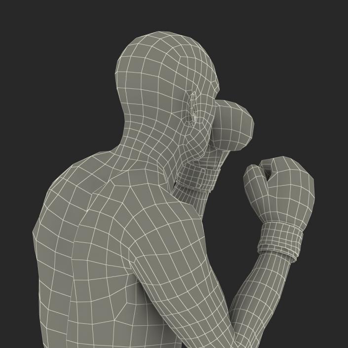 Adult Boxer Man 2 Pose 2 3D model