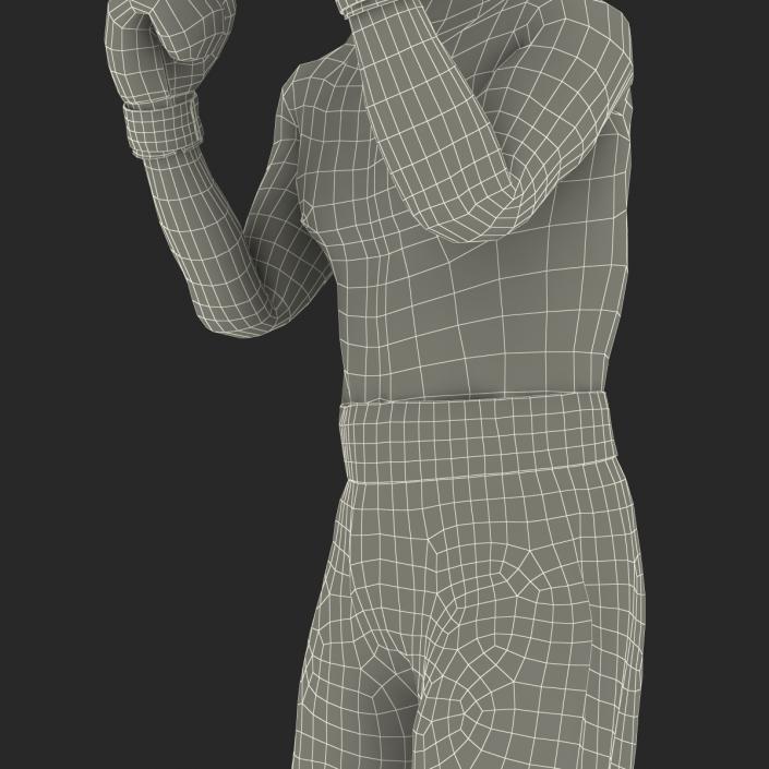 Adult Boxer Man 2 Pose 2 3D model