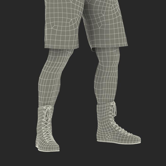 Adult Boxer Man 2 Pose 2 3D model