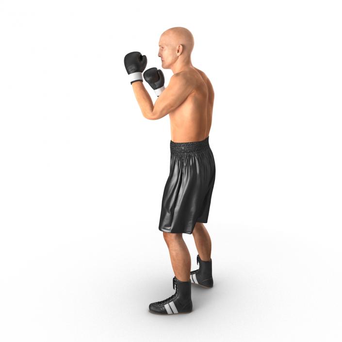 Adult Boxer Man 2 Pose 2 3D model