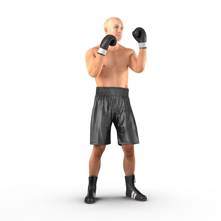 Adult Boxer Man 2 Pose 2 3D model