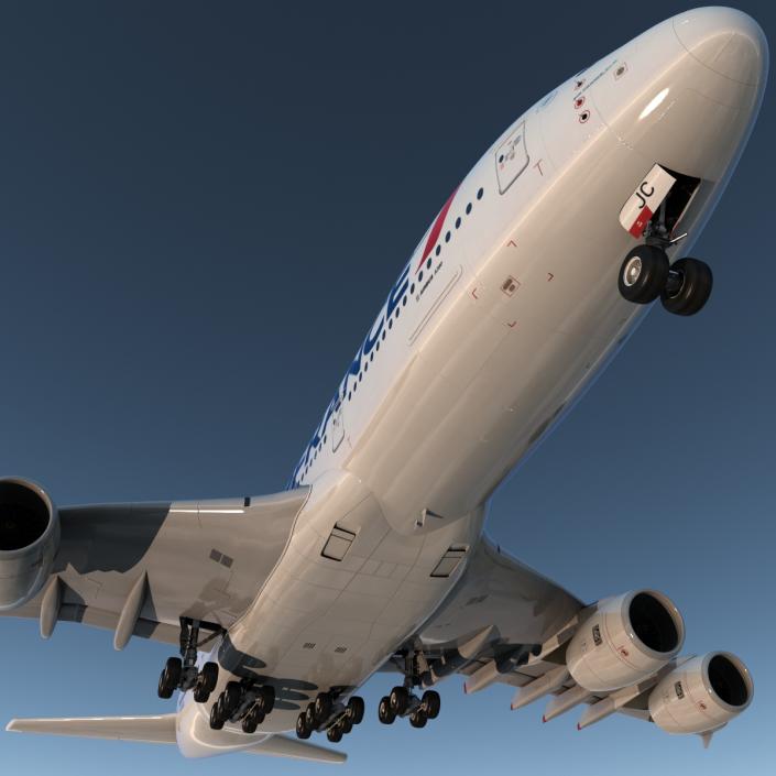 3D Airbus A380-900 Air France