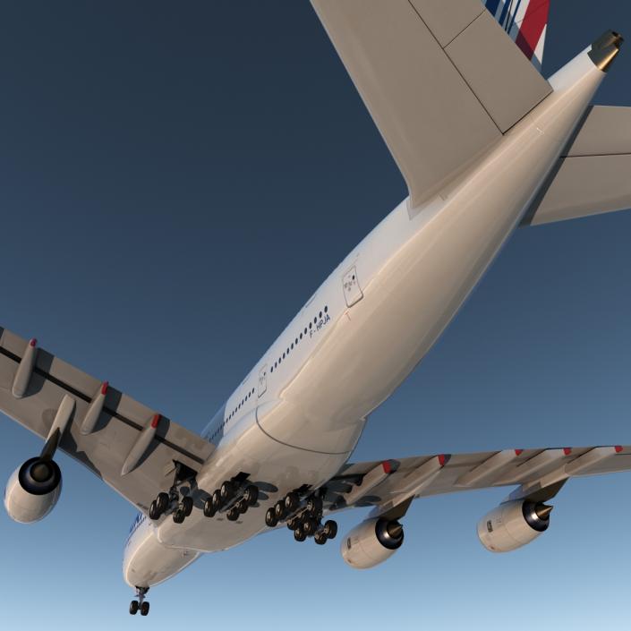 3D Airbus A380-900 Air France