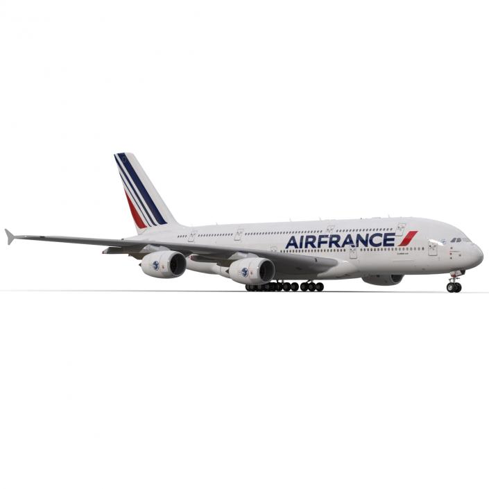 3D Airbus A380-900 Air France