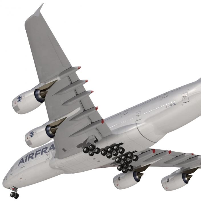 3D Airbus A380-900 Air France