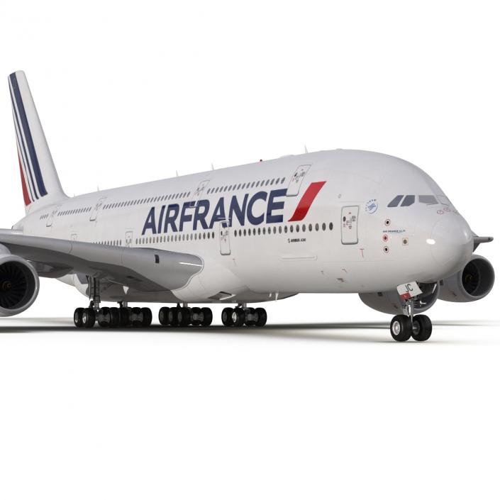 3D Airbus A380-900 Air France