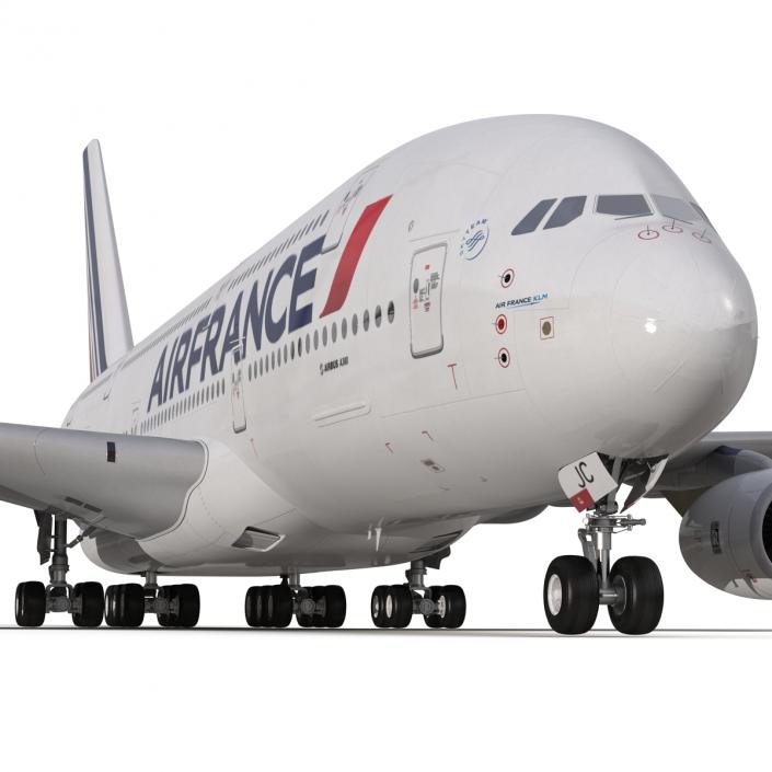 3D Airbus A380-900 Air France