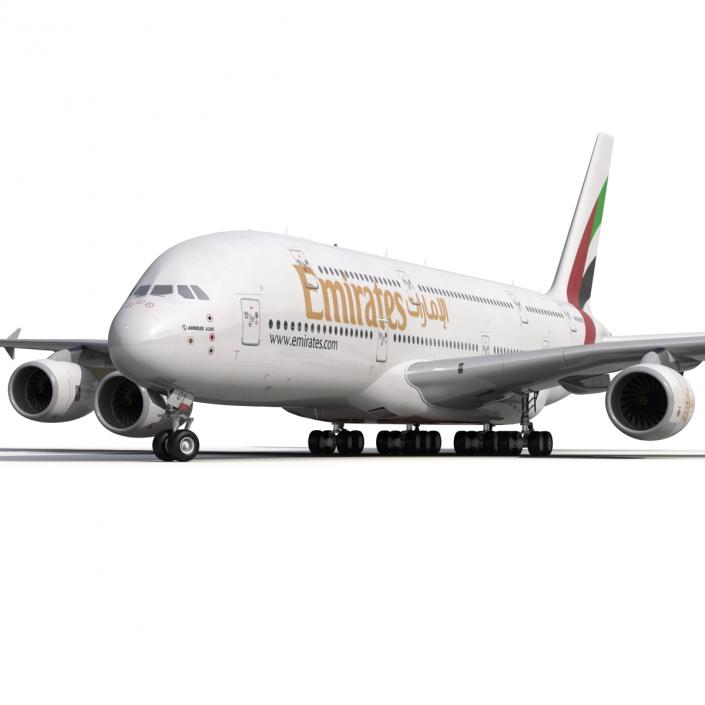 Airbus A380-900 Emirates 3D model