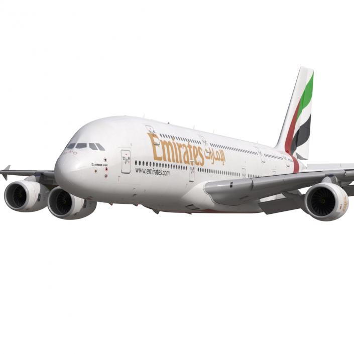 Airbus A380-900 Emirates 3D model