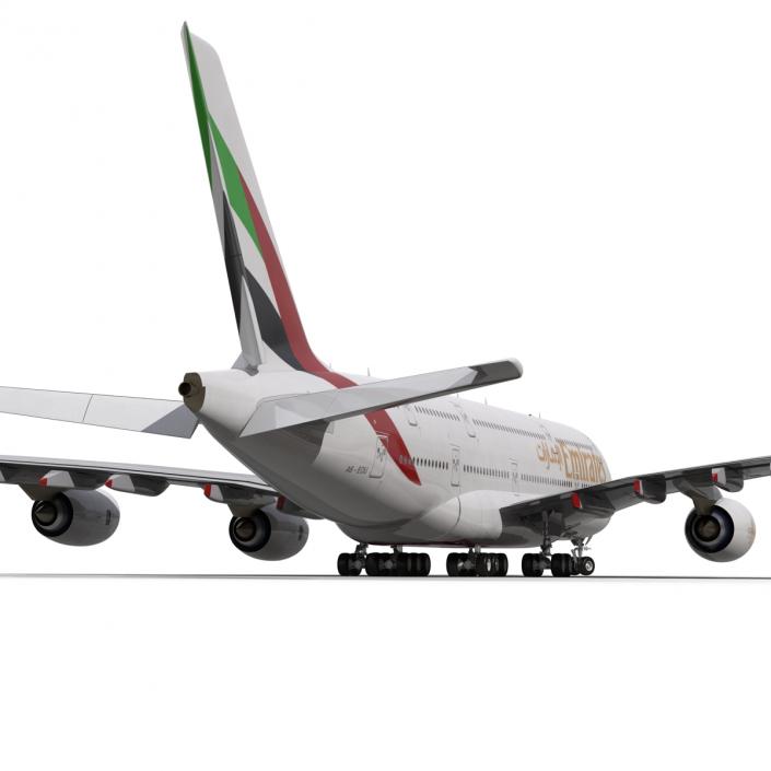 Airbus A380-900 Emirates 3D model