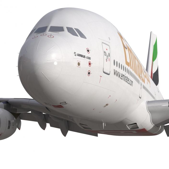 Airbus A380-900 Emirates 3D model