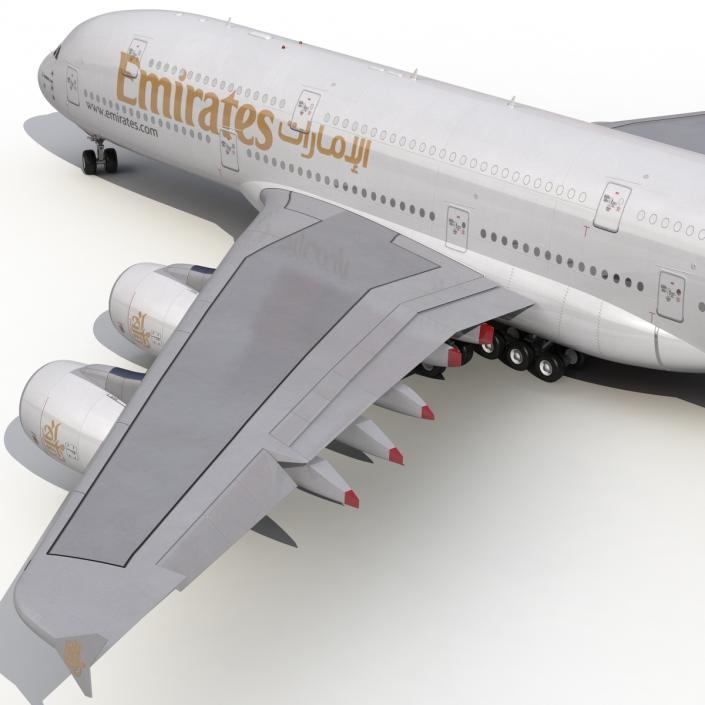 Airbus A380-900 Emirates 3D model