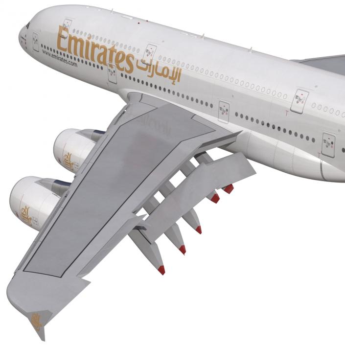 Airbus A380-900 Emirates 3D model