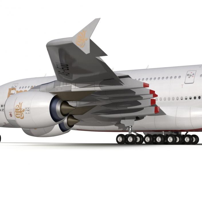 Airbus A380-900 Emirates 3D model