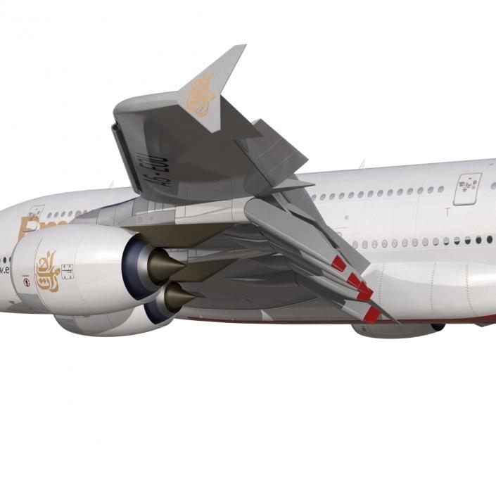 Airbus A380-900 Emirates 3D model