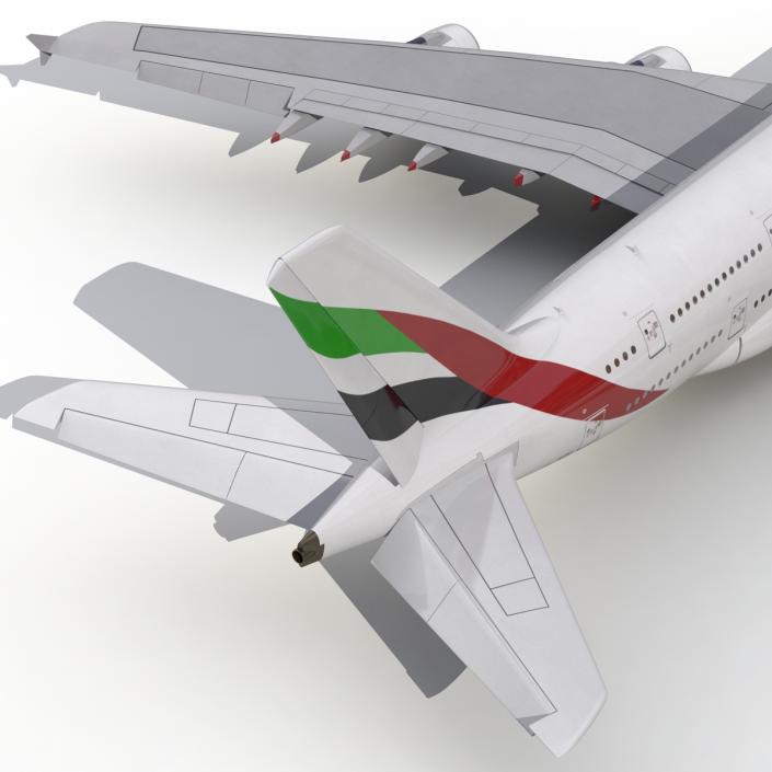 Airbus A380-900 Emirates 3D model