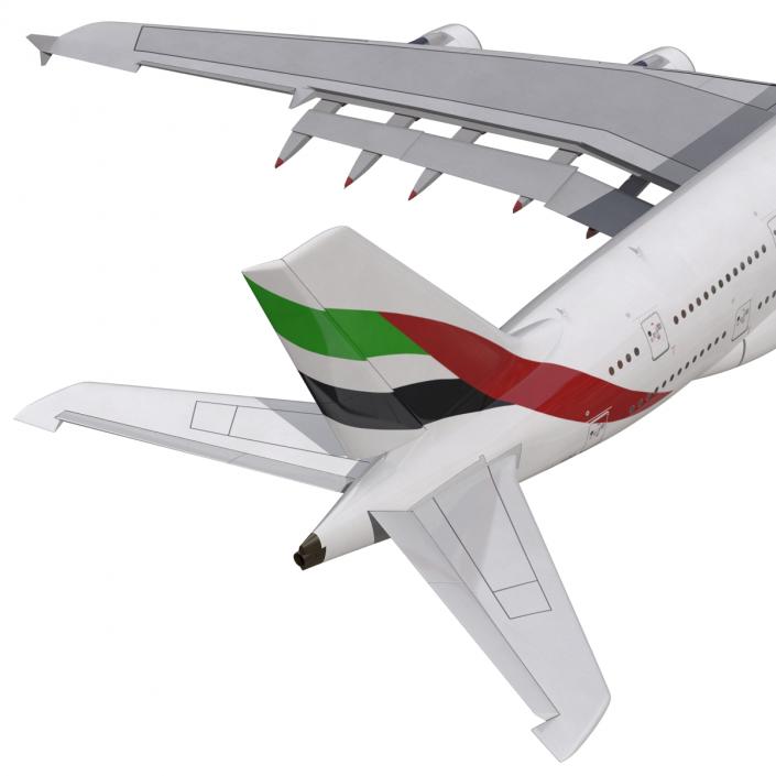 Airbus A380-900 Emirates 3D model