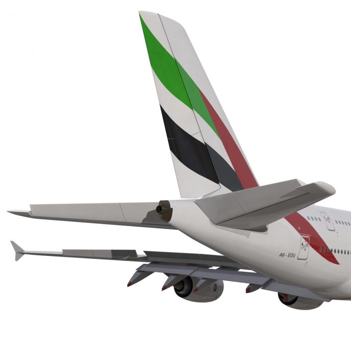 Airbus A380-900 Emirates 3D model