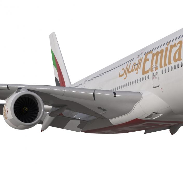 Airbus A380-900 Emirates 3D model