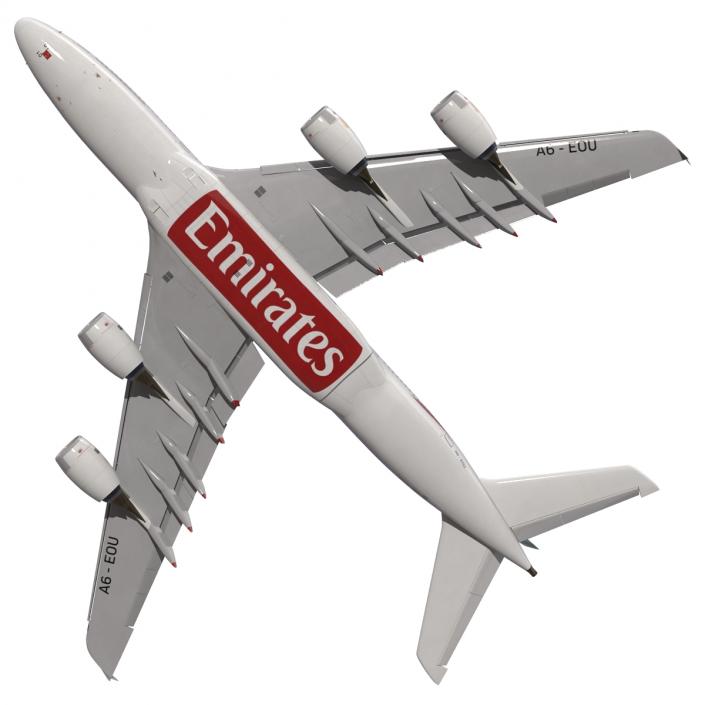 Airbus A380-900 Emirates 3D model