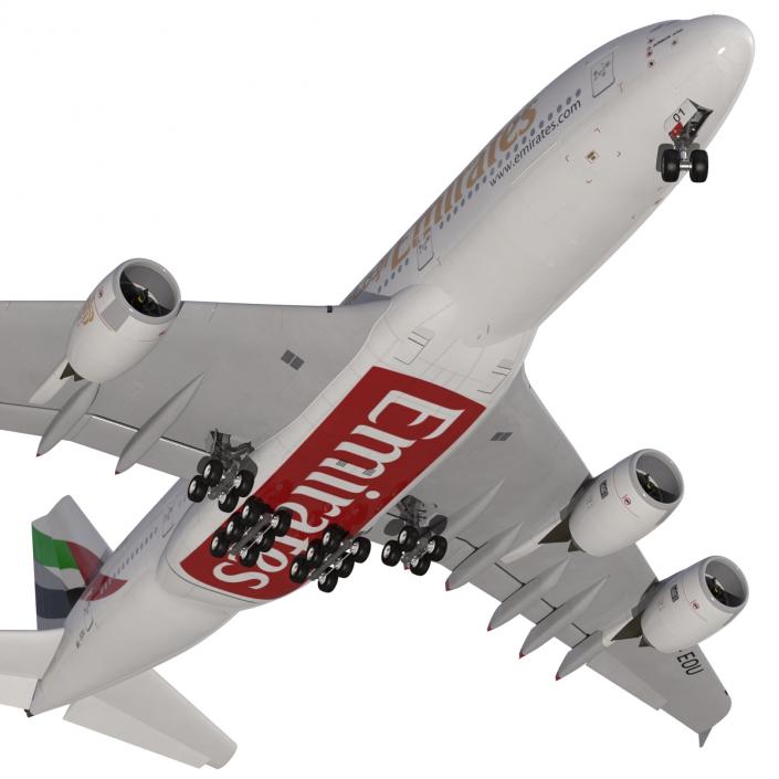 Airbus A380-900 Emirates 3D model