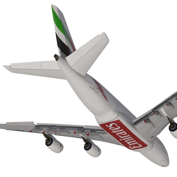 Airbus A380-900 Emirates 3D model