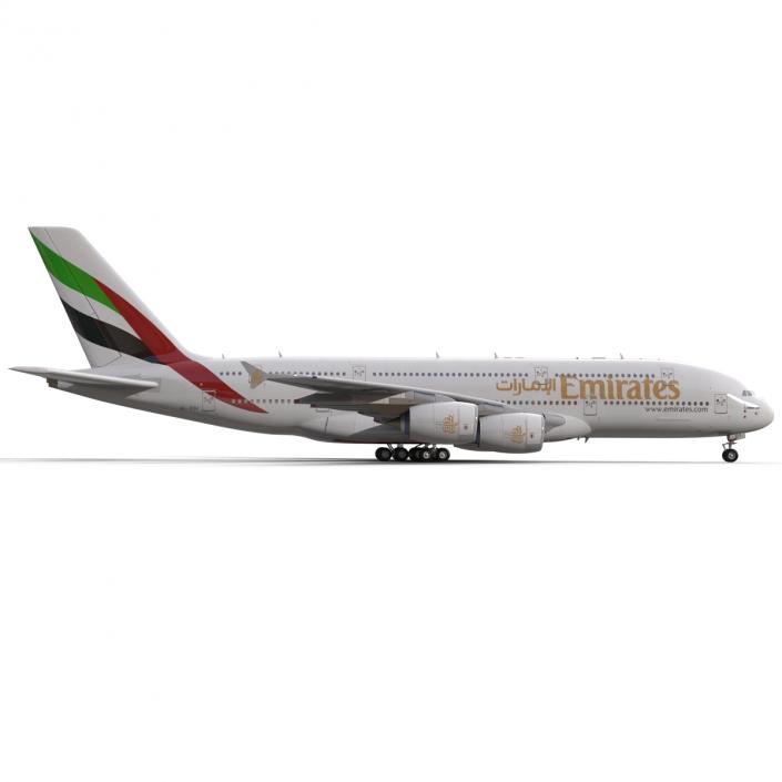 Airbus A380-900 Emirates 3D model