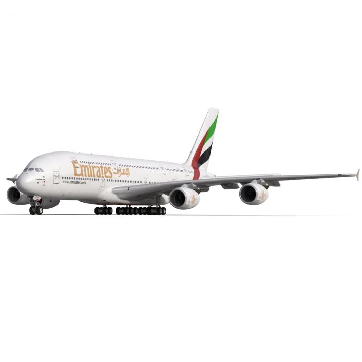 Airbus A380-900 Emirates 3D model