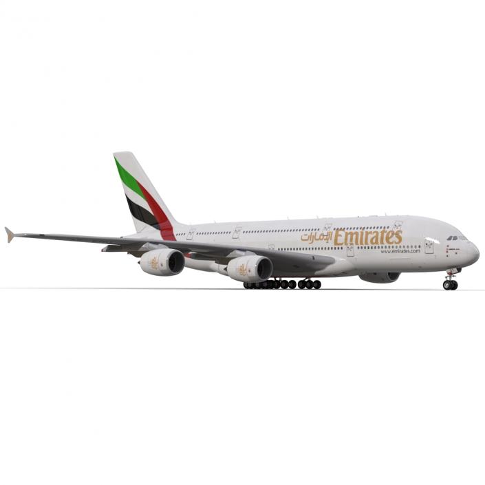 Airbus A380-900 Emirates 3D model