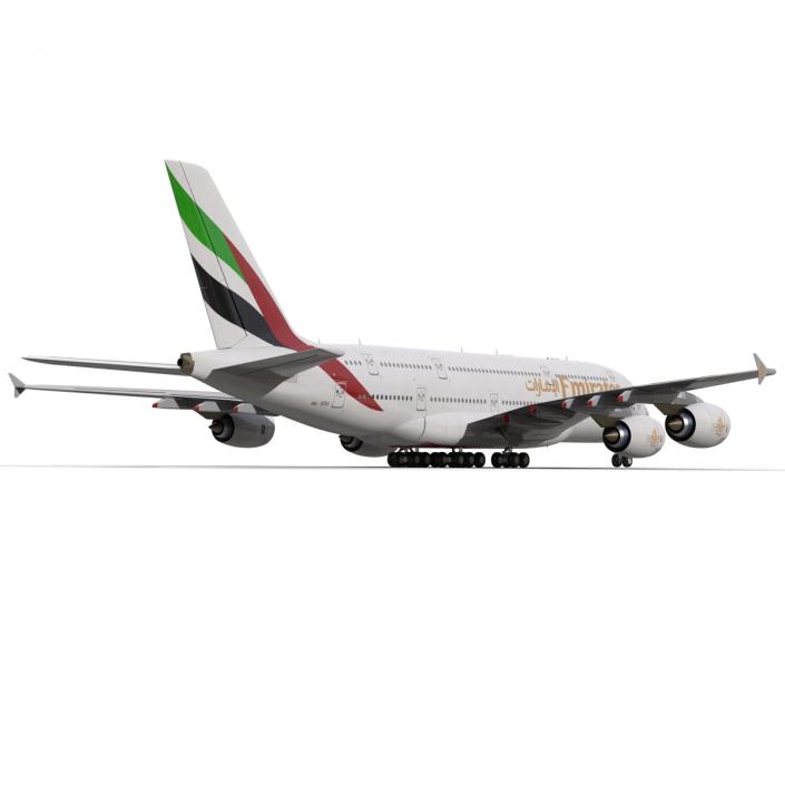 Airbus A380-900 Emirates 3D model