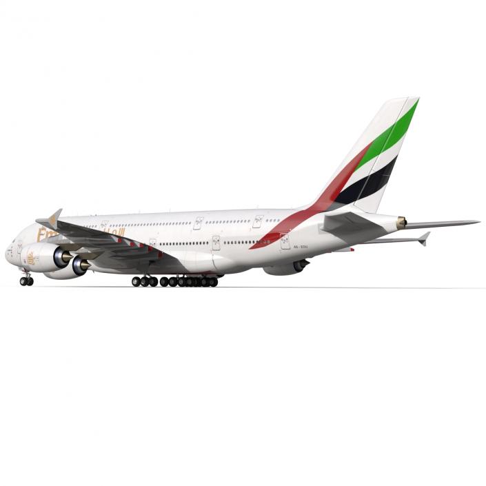 Airbus A380-900 Emirates 3D model