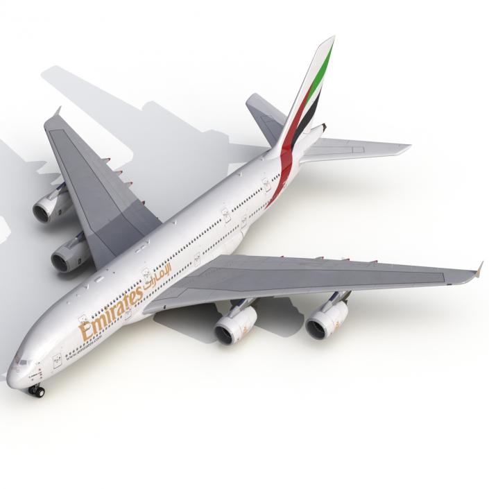 Airbus A380-900 Emirates 3D model