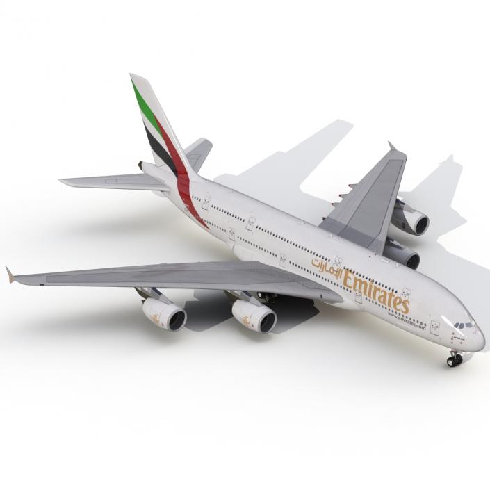 Airbus A380-900 Emirates 3D model