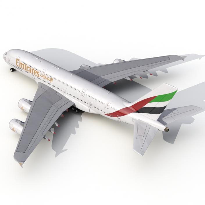 Airbus A380-900 Emirates 3D model