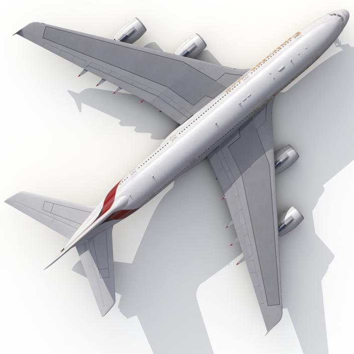 Airbus A380-900 Emirates 3D model