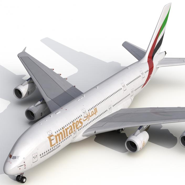 Airbus A380-900 Emirates 3D model