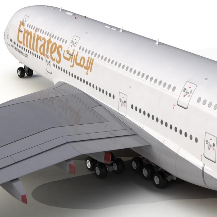 Airbus A380-900 Emirates 3D model