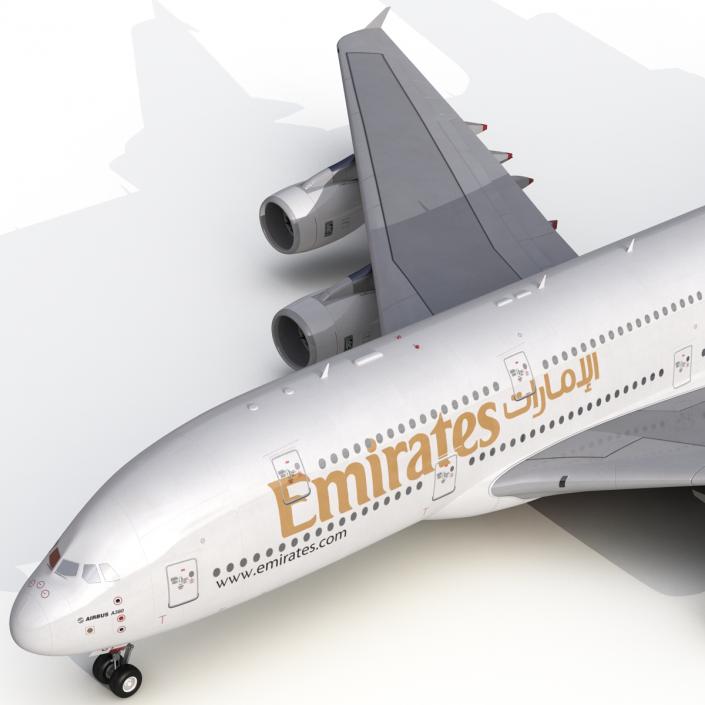 Airbus A380-900 Emirates 3D model